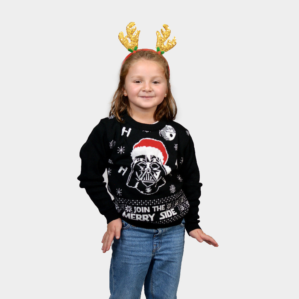 Pull de Noël pour Enfants Stars Wars Darth Vader Fille
