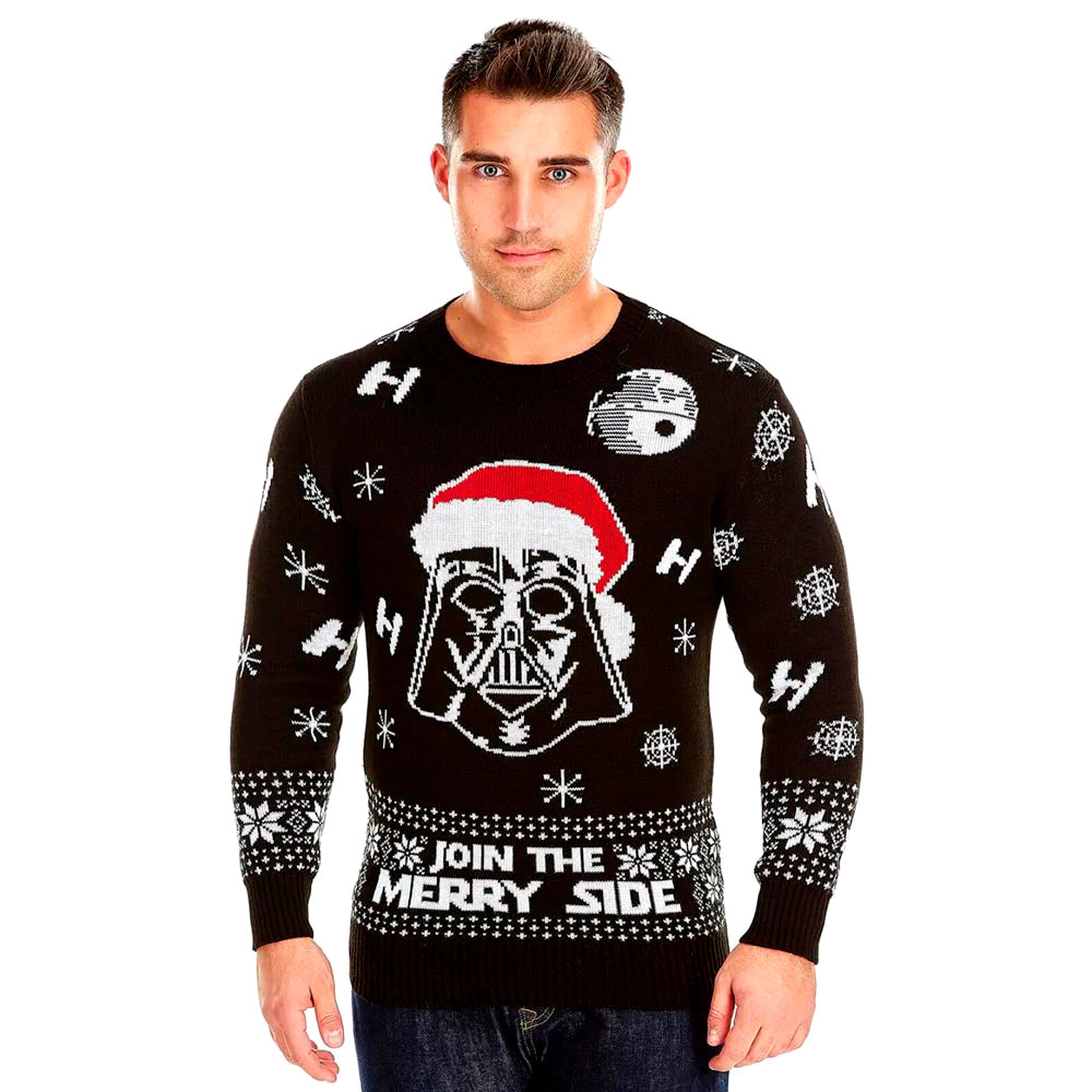 Pull de Noël pour Famille Stars Wars Darth Vader Homme