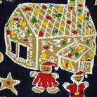 Pull de Noël Lumineux LED Maison de pain d'épices Détail