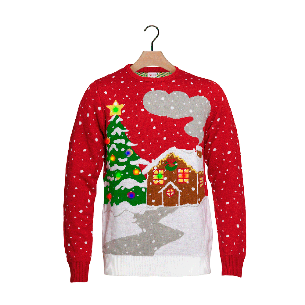 Pull noel discount avec lumiere