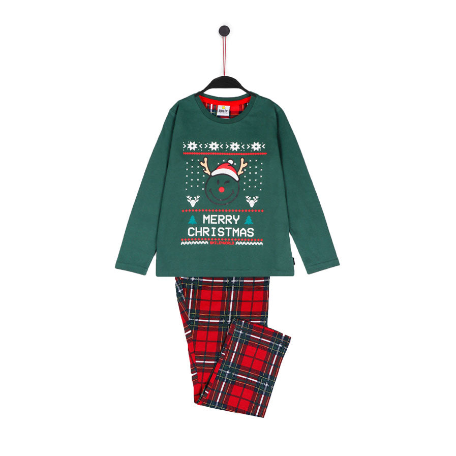 Pyjama de Noël pour Garçon Vert Smile