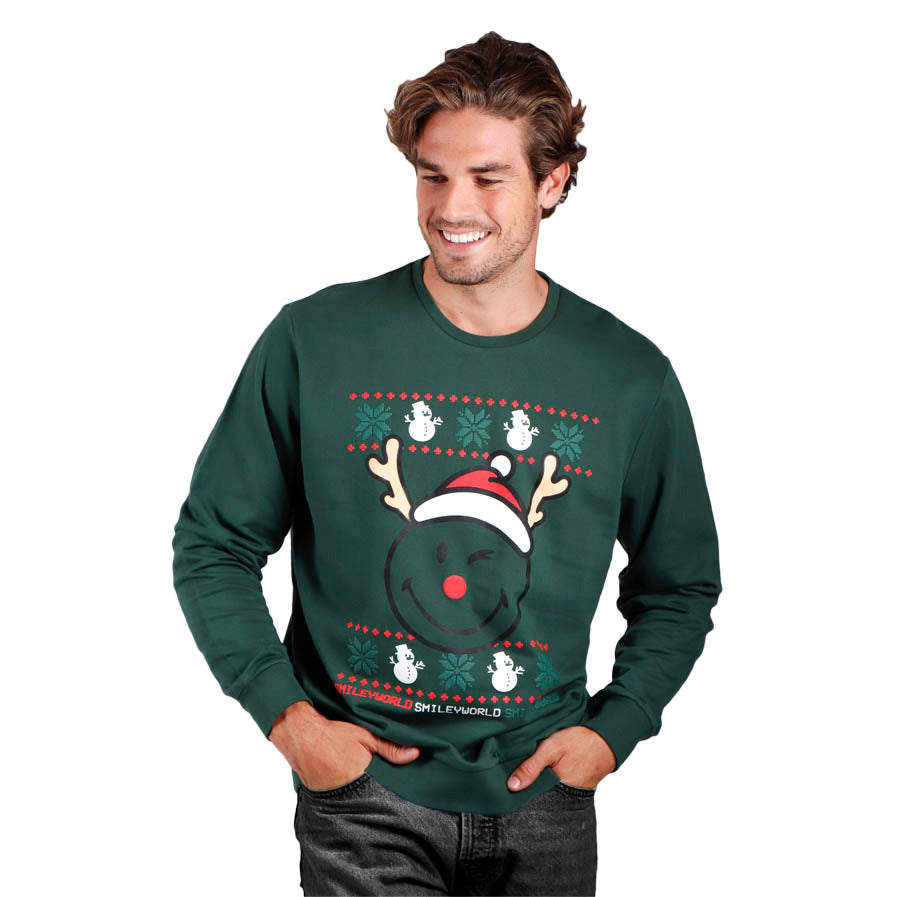 Sweatshirt de Noël pour Homme Smile