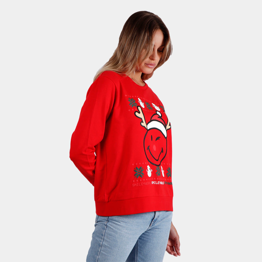 Sweatshirt de Noël Femme Oh Deer