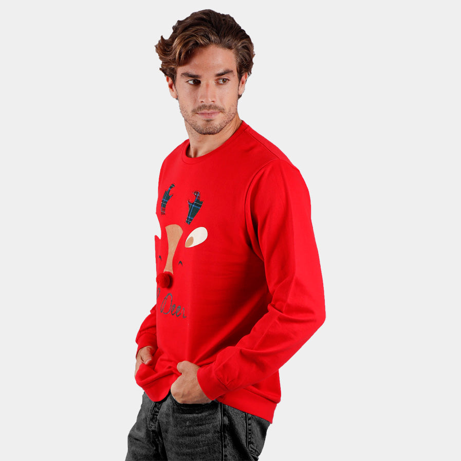 Sweatshirt de Noël Oh Deer pour Homme